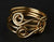 Double Spiral 14k Gold Filled Ring