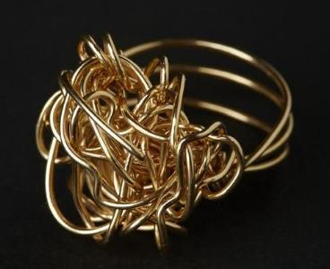 Woven Chaos 14k Gold-Filled Ring
