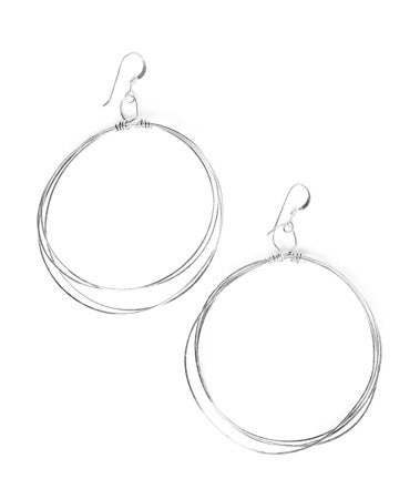 Sterling Silver Hoop Earrings