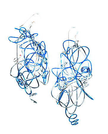Jubilant Blue Earrings