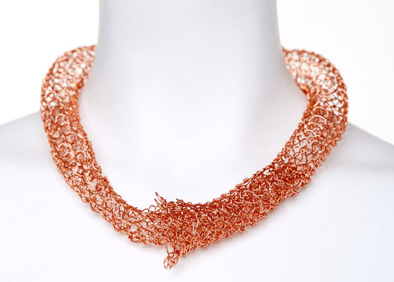 Copper Tubular Necklace