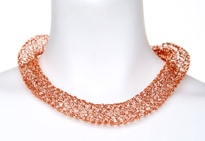 Copper Tubular Necklace