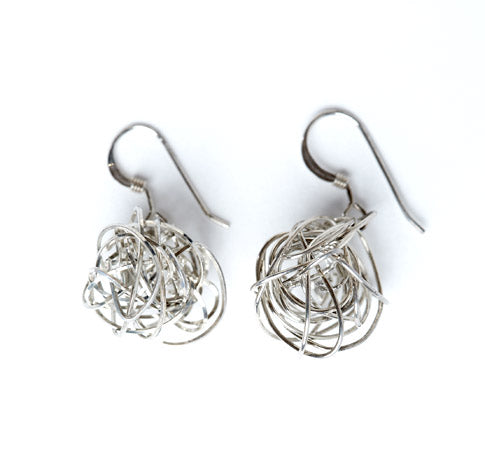 Sterling Silver Ball Earrings