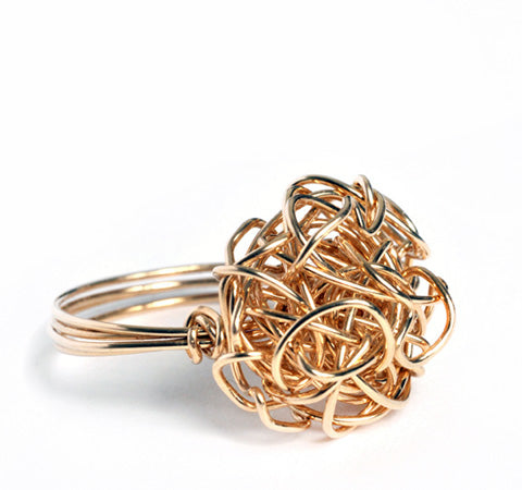 Woven Chaos 14k Gold-Filled Ring