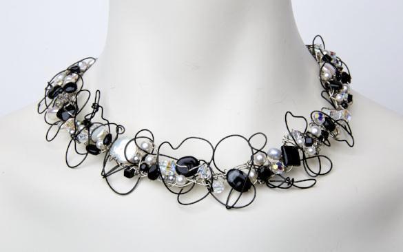 Black and Titanium Choker