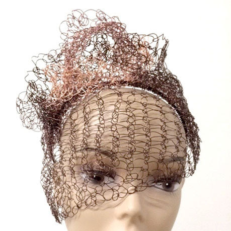 Bronze and Copper Fascinator