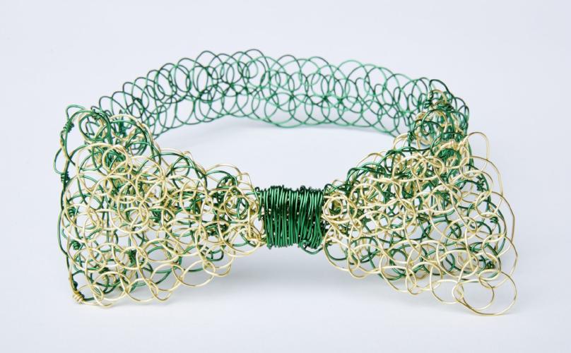 Green and Gold Bowtie